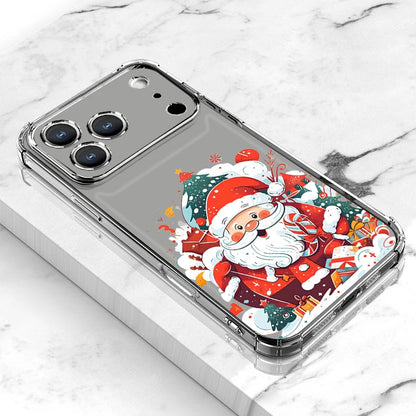 Christmas Tree Gifts Phone Case For iPhone Air 17 Pro 16 15 Pro Max 14 13 12 Pro 11 Shockproof Soft Silicone Transparent Cover
