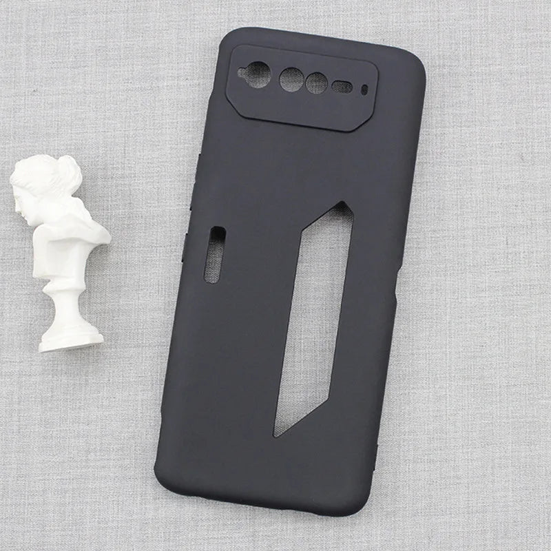 for Asus ROG Phone 6 Case Matte Soft Silicone Back Phone Cases For Asus ROG Phone6 Black TPU Shockproof Case