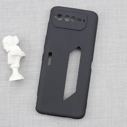 for Asus ROG Phone 6 Case Matte Soft Silicone Back Phone Cases For Asus ROG Phone6 Black TPU Shockproof Case
