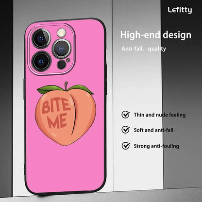 Comics Sex Icon Funny Phone Case For IPhone 16 15 14 13 Pro Max Plus Mini Frosted Soft Shell Funda Shockproof Cases