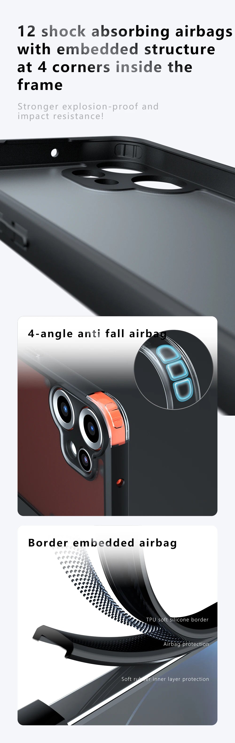 Matte Shockproof Phone Case for Nothing CMF Phone 2 Pro Hard Bumper Soft Clear Back Cover Cases for Nothing CMF Phone 2Pro