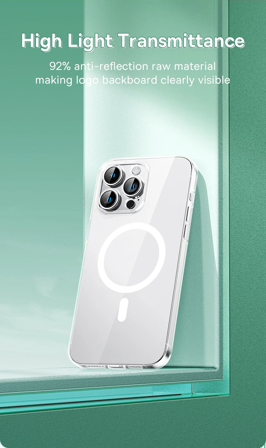 Baseus Magnetic Phone Case for iPhone 15 14 13 12 11 Pro Max Wireless Charging Cover For iPhone 15 14 Pro Max Magnet Clear Case