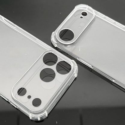 17Pro Shockproof Phone Cases Transparent Corner Protectors Phone Cover for IPhone 17/17 Air/17 Pro/17 ProMax Anti-scratch Case