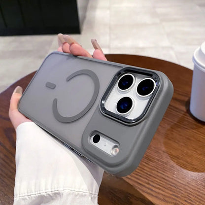 High Quality Magnetic Multicolored Style Phone Case For iPhone 17 16 15 14 13 Pro Max Plus Anti-drop Anti-slip Protective Case