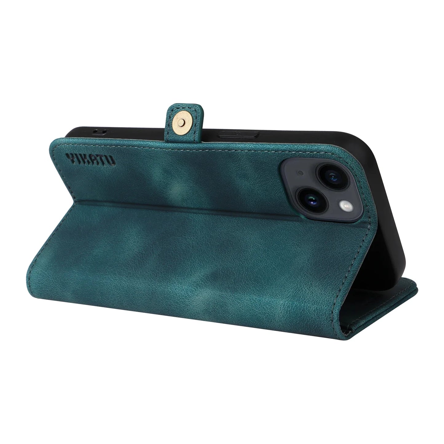 Business Leather Cases for iPhone 16 15 14 13 12 11 Pro Max Plus mini XS XR SE 2020 2022 16e Case Cover coque Flip Wallet Phone