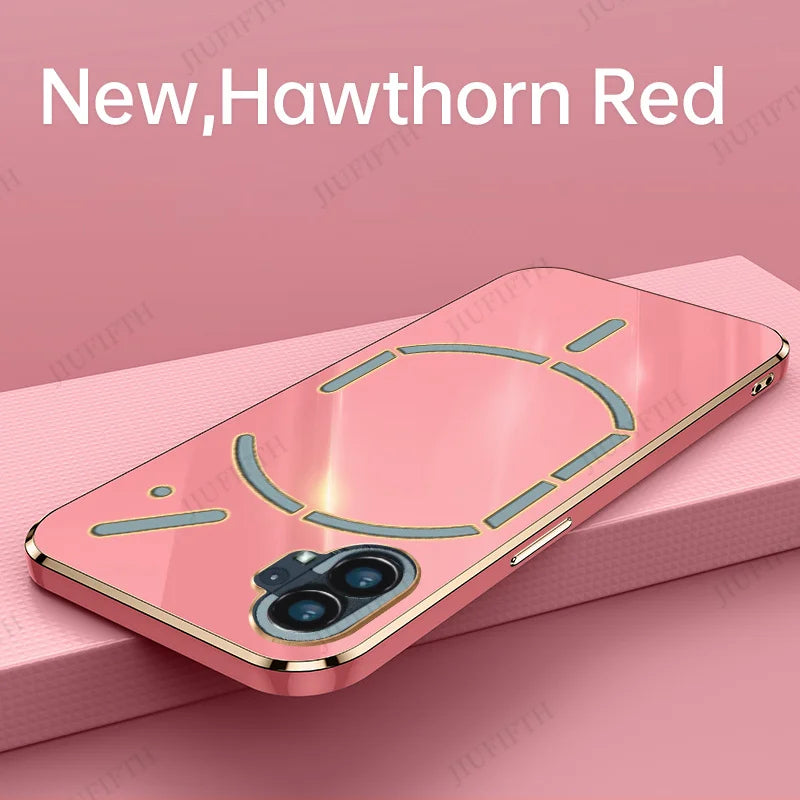 For Nothing Phone 1 Case For NothingPhone1 Phone1 Silicone Shockproof Back Cover Coque Carcase 6D Plaiting Soft TPU Phone Cases