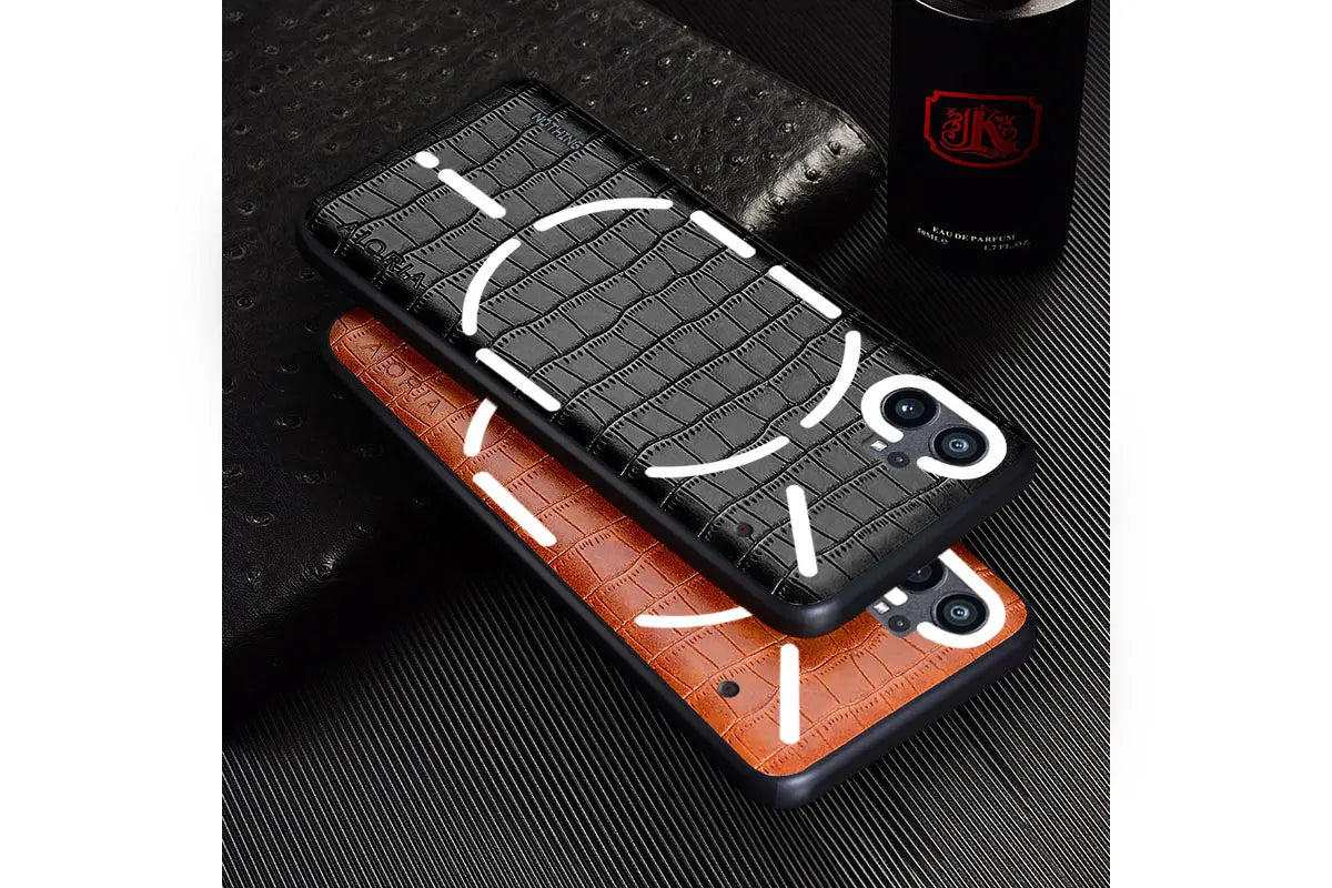 Leather Case For Nothing Phone 3 2 1 Premium PU Slim Fit Design Unti-Scratch Protective Back Cover for Nothing Phone 3 case