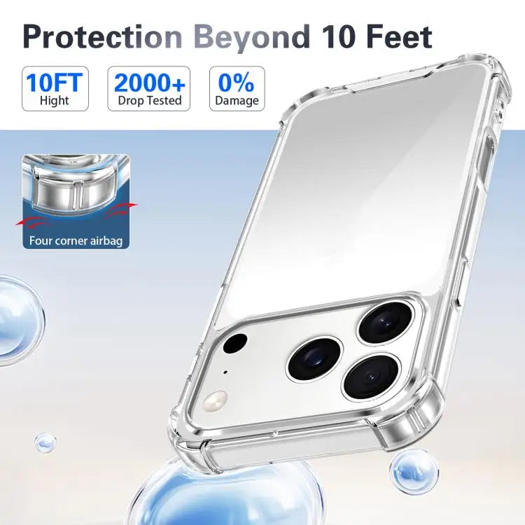 Soft Silicone TPU Phone Case For iPhone 17 Pro Max Anti-fall Transparent Phone Cover For  iPhone17 17 Pro 17Air Shockproof Cases