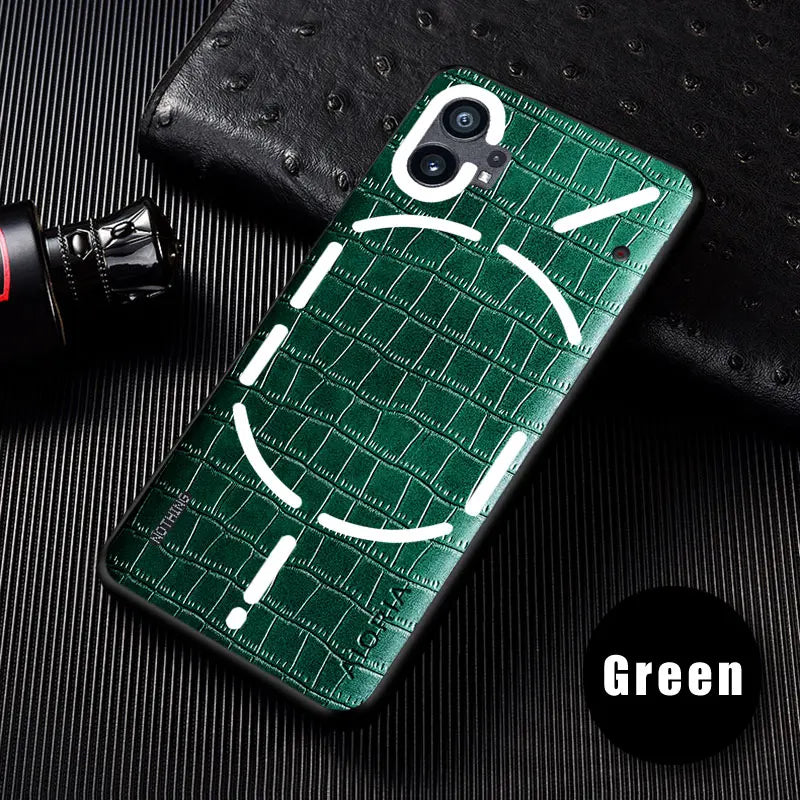 Leather Case For Nothing Phone 3 2 1 Premium PU Slim Fit Design Unti-Scratch Protective Back Cover for Nothing Phone 3 case