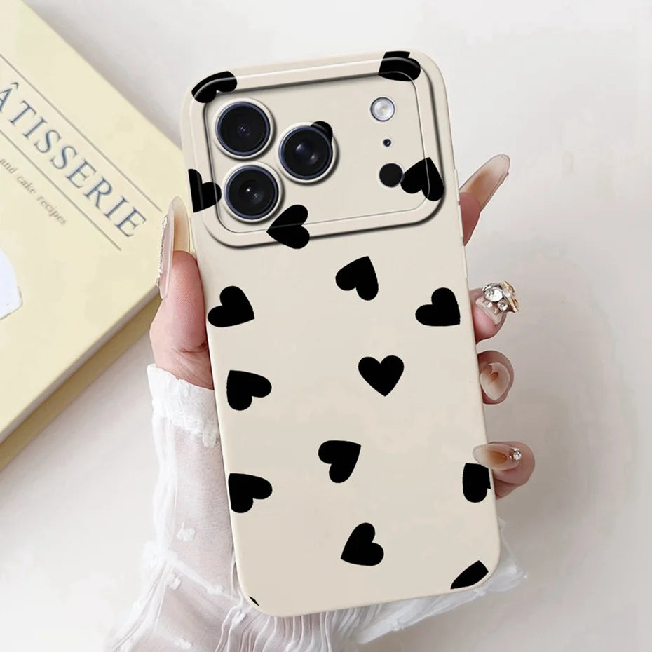 Cutie case for iPhone 17 Pro Max 17 Air Soft Silicone Shockproof Cases For iPhone17 17Pro 17Air Covers Bumpers