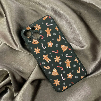 Christmas Snowman Graphic Phone Case For iPhone 17 16 15 14 11 13 Pro Max 12 Mini 7 8Plus Cute Soft Silcone Cover Shell Gifts