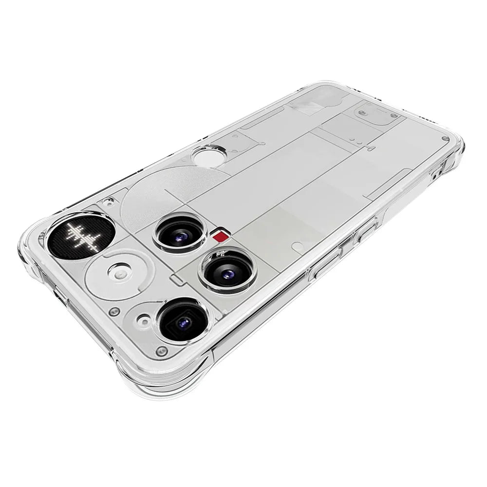 Nothing Phone 3 A024 Case Air Cushion Shockproof Airbag Silicone TPU Soft Back Cover Phone Case for Nothing Phone 3 Phone3 2025