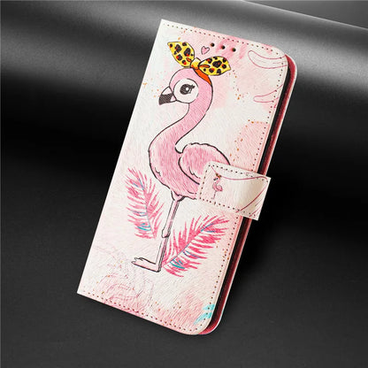 13 Leather Phone Case For iPhone 13 12 Mini 11 Pro 13Pro 12Pro Max 11Pro Coque Flip Cover Wallet Magnetic Painted Cases Cat Bear