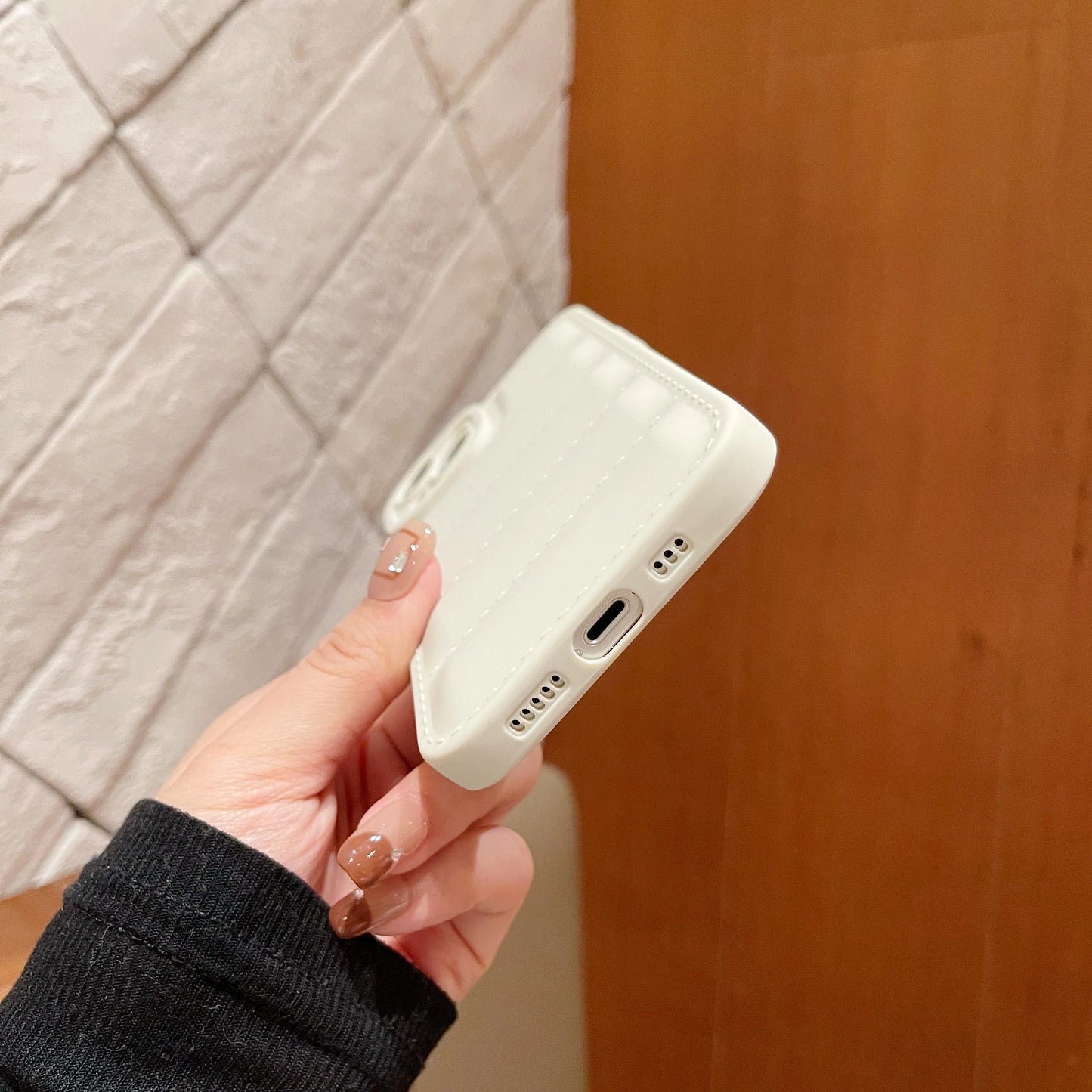 Puffer Phone Case For iPhone 15 14 13 12 11 Pro Max Down Jacket Phone Cases for iPhone 11 Xr 7 8 Plus