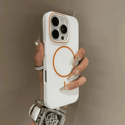 Luxury Magsafe Wireless Charging PC Phone Cases For iPhone 12 13 14 15 16 Pro Max Plus Matte Magnetic Bumper Cases Cover