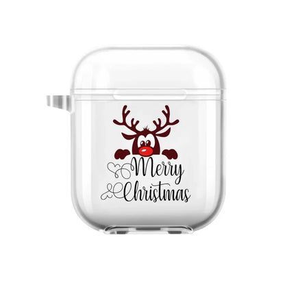 Christmas Santa Elk Earphone Case for Airpods 4th 3rd 2 Pro Shockproof Cover for Airpod 2 3 1 Protective Accessorie Shell Fundas
