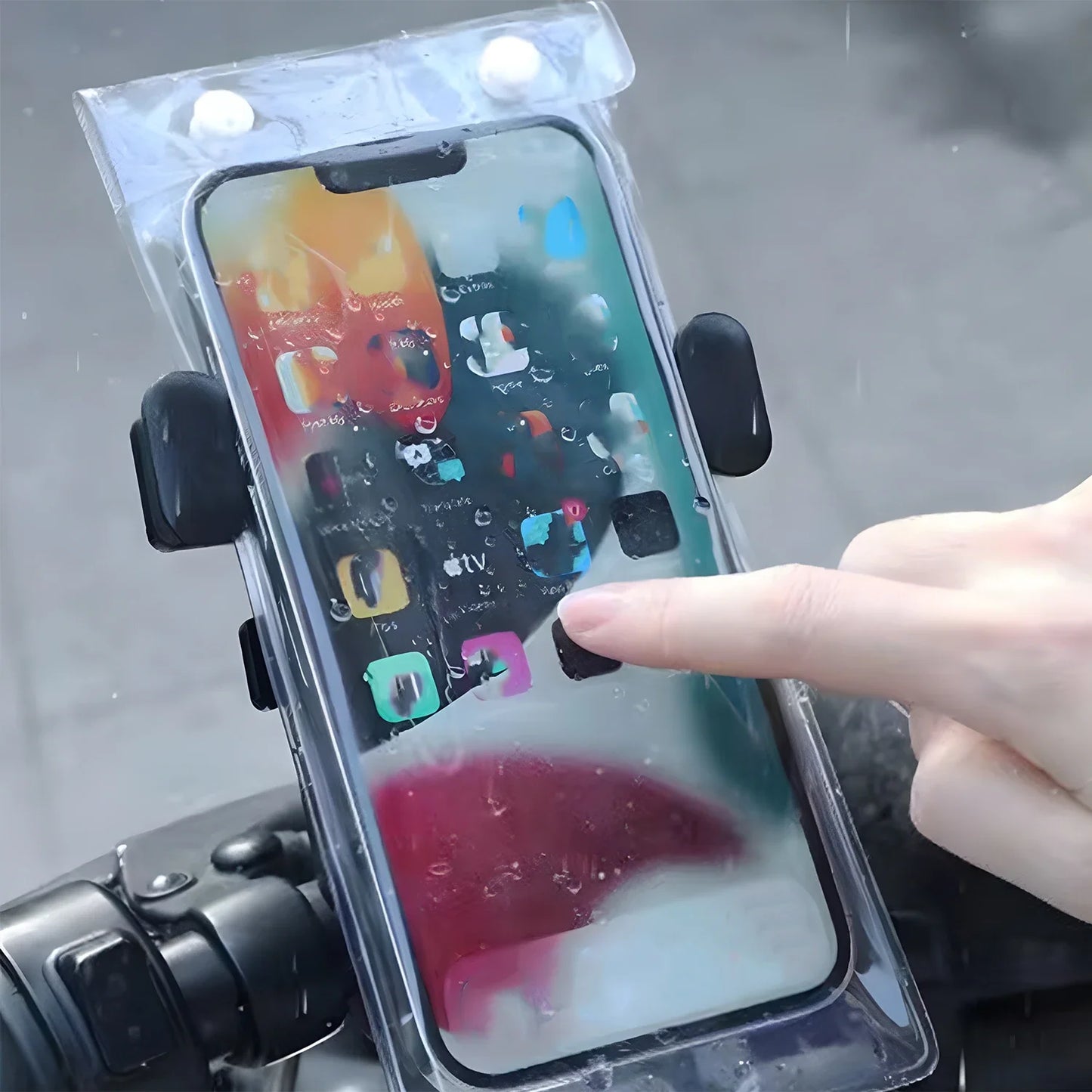 1-10PCS Waterproof Transparent Mobile Phone Cases Portable Mobile Phone Protector Pouch Bag for Cycling Bikinig Motorcycle