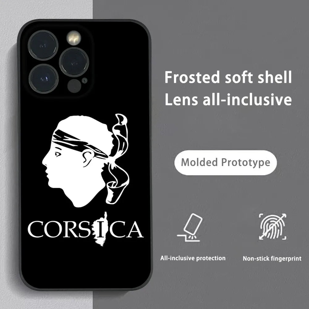 Corse Corsica Phone Case For iPhone 13 14 15 16 Pro Max Mini by Quickfindgoods. Store