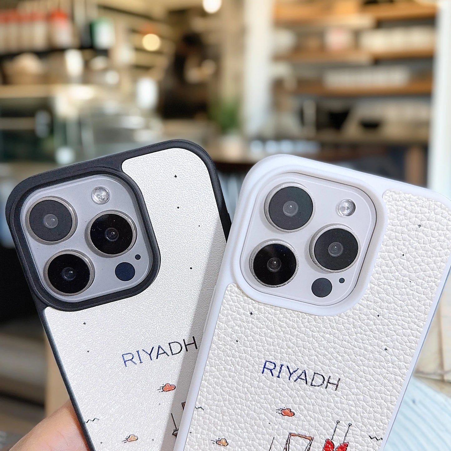 Personalized customized name phone case for iphone 17 16 15 14 plus 13 12 11 pro max cover Luxury Saudi Arabia funda city cases