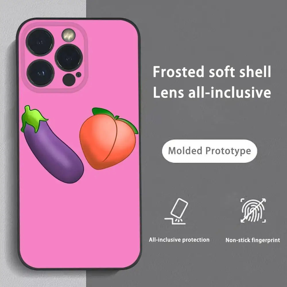 Comics Sex Icon Funny Phone Case For IPhone 16 15 14 13 Pro Max Plus Mini Frosted Soft Shell Funda Shockproof Cases