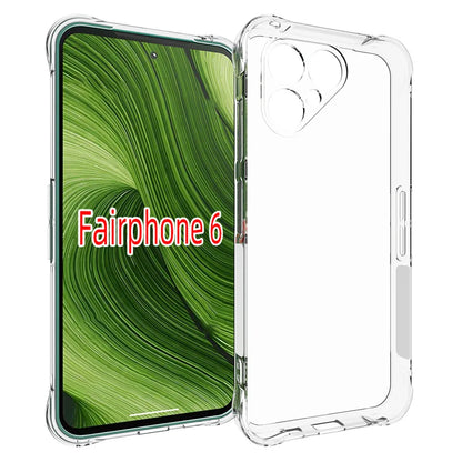 For FairPhone 5 6 Case Air Cushion Shockproof Airbag Clear Silicone TPU Back Cover Soft Phone Case for Fair Phone Fairphone 5 6