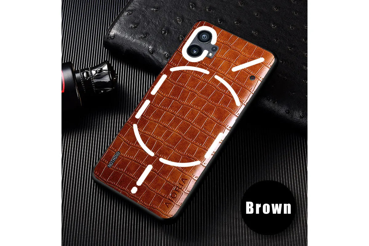 Leather Case For Nothing Phone 3 2 1 Premium PU Slim Fit Design Unti-Scratch Protective Back Cover for Nothing Phone 3 case