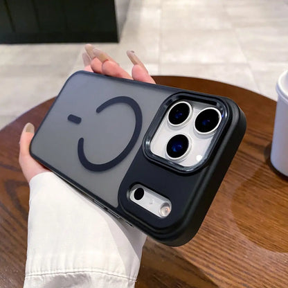 High Quality Magnetic Multicolored Style Phone Case For iPhone 17 16 15 14 13 Pro Max Plus Anti-drop Anti-slip Protective Case