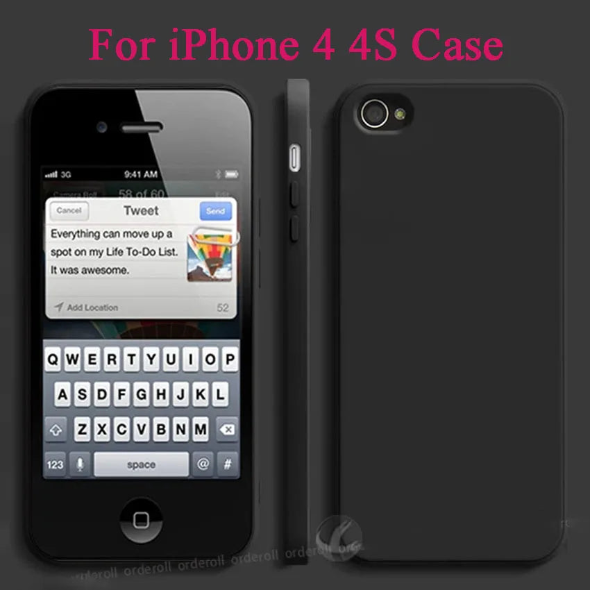 All New Protect Case For iPhone 4 4S Fashion Shockproof Cell Phone Outside Protective Housing Cover