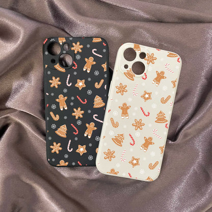 Christmas Snowman Graphic Phone Case For iPhone 17 16 15 14 11 13 Pro Max 12 Mini 7 8Plus Cute Soft Silcone Cover Shell Gifts