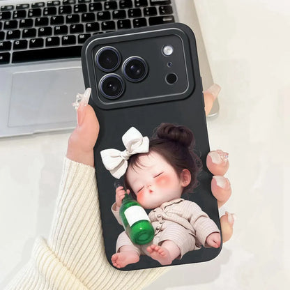 Cutie case for iPhone 17 Pro Max 17 Air Soft Silicone Shockproof Cases For iPhone17 17Pro 17Air Covers Bumpers