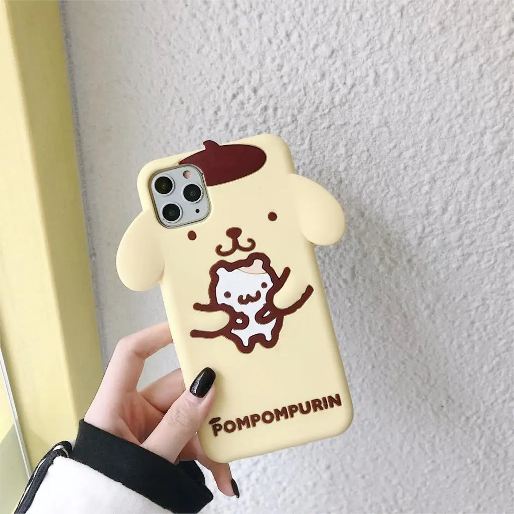 Cartoon My Melody Cinnamoroll Soft Silicone TPU Phone Cases For iPhone 14 13 12 11 15 Pro Max X XR XS Max 7 8 Plus Cover