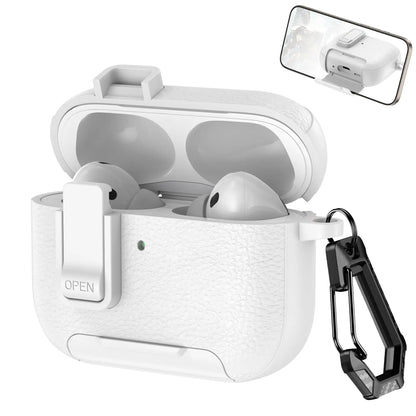 for AirPods Pro 3 Case with Phone Stand&Safety Lock Shockproof Protective Cover with Cleaner Kit for Women Men for AirPods Pro 3