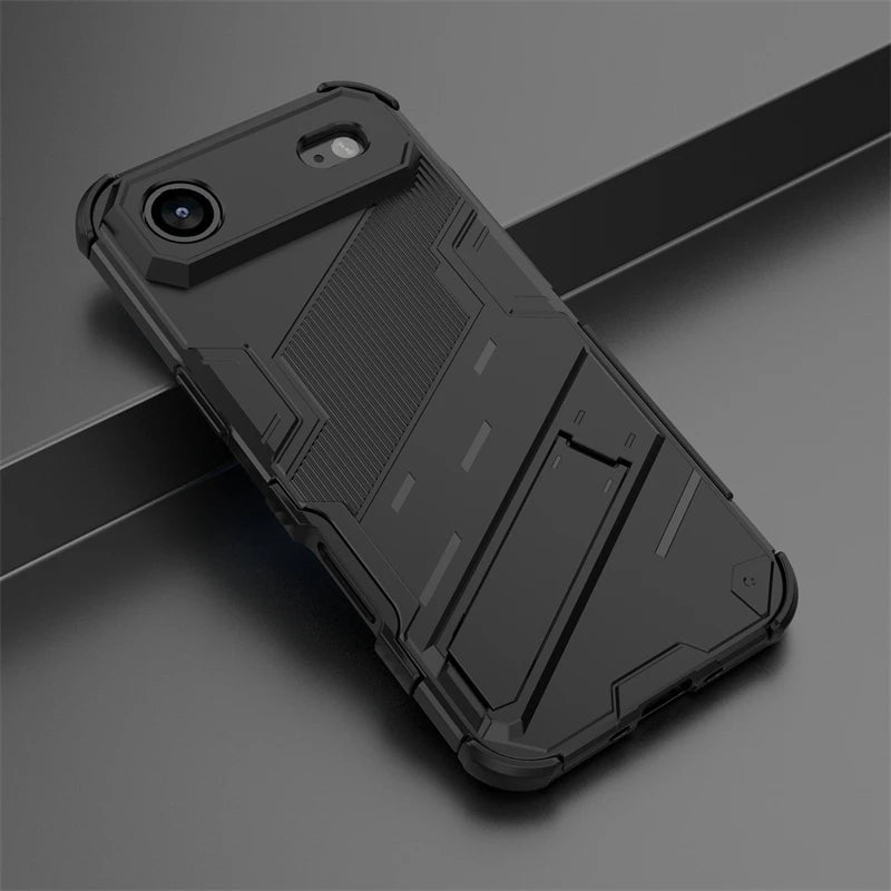 Shockproof Phone Case For iPhone 17 Air Phone Holder Armor PC Full Cover Back Case iPhone17 Pro Max Cover For iPhone 17 Air Case