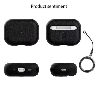 For AirPods Pro 3 Case Cover with Metal Buckle Luxury TPU Protective Full Cover Case Shockproof Scratchproof