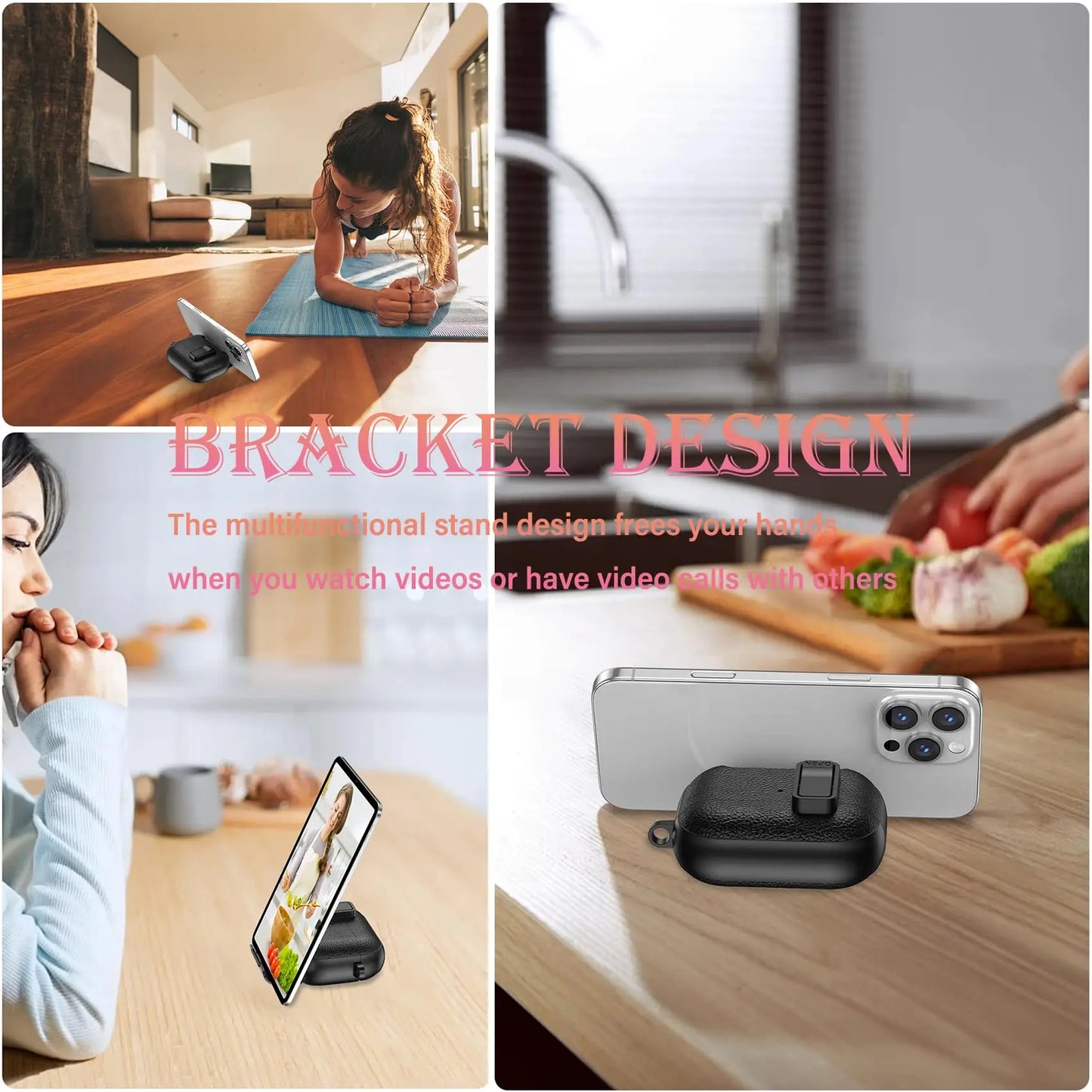 for AirPods Pro 3 Case with Phone Stand&Safety Lock Shockproof Protective Cover with Cleaner Kit for Women Men for AirPods Pro 3