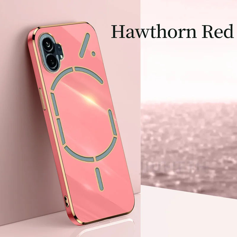 For Nothing Phone 1 Case For NothingPhone1 Phone1 Silicone Shockproof Back Cover Coque Carcase 6D Plaiting Soft TPU Phone Cases