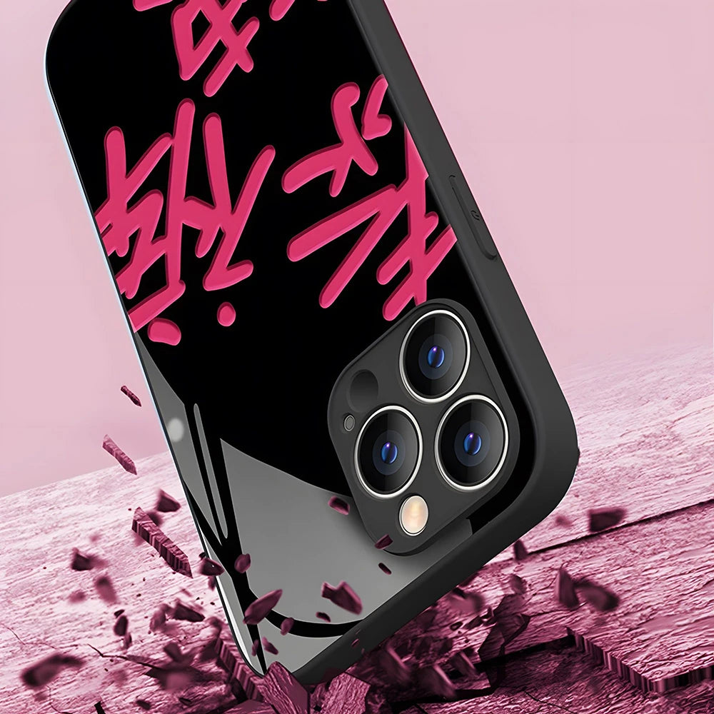 Christmas Phone Case Tempered Glass For iPhone 16 15 13 14 12 11 Pro XS Max Plus Mini SE2020 Coque