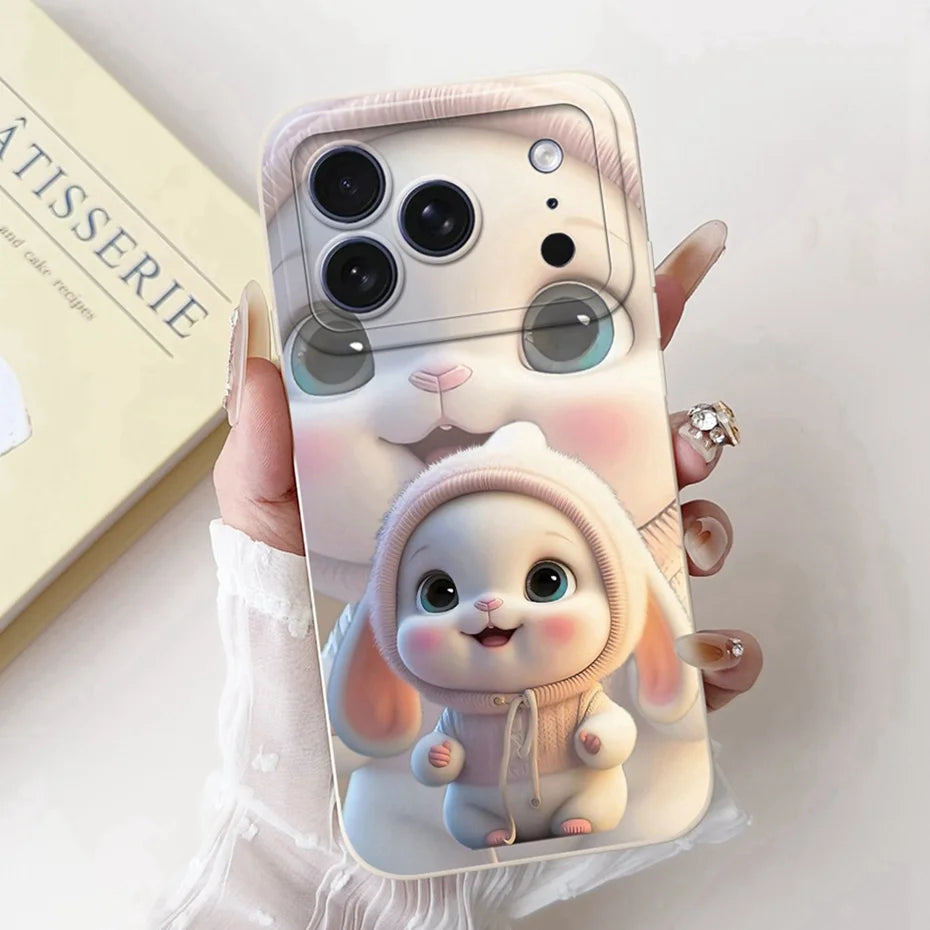Cutie case for iPhone 17 Pro Max 17 Air Soft Silicone Shockproof Cases For iPhone17 17Pro 17Air Covers Bumpers