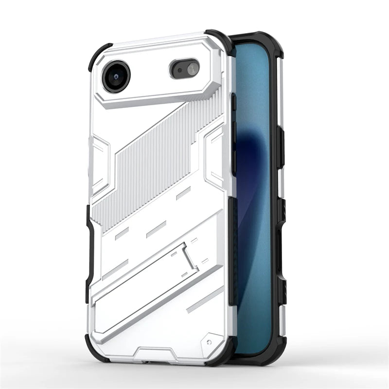 Shockproof Phone Case For iPhone 17 Air Phone Holder Armor PC Full Cover Back Case iPhone17 Pro Max Cover For iPhone 17 Air Case