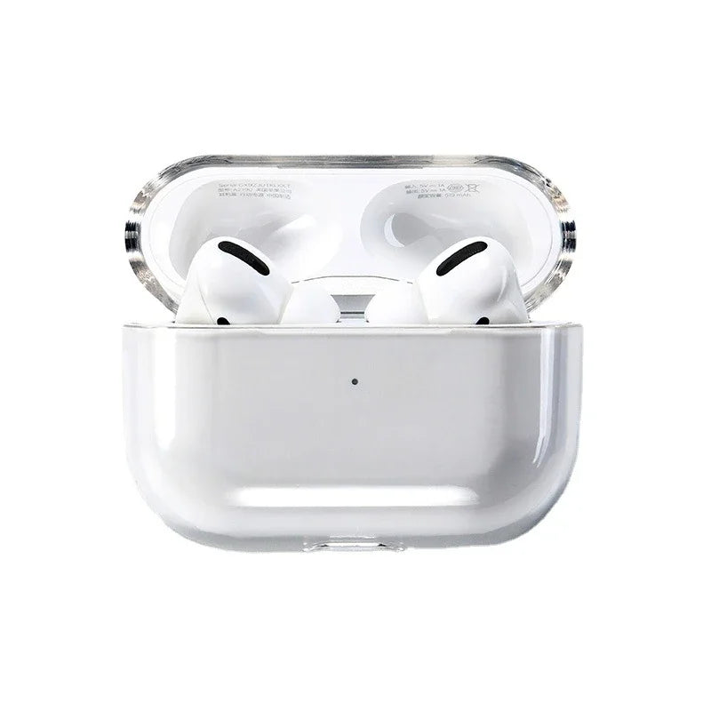 PC Earphone Cases For Airpods 4/Airpods 3 Case Headphones Protective transparent Case  Airpods Pro 2 Airpods Covers 1-2PCS