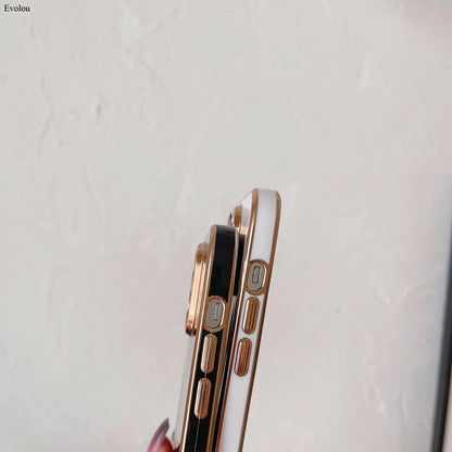 Crossbody lanyard Plating Phone Case For Nothing Phone 2 Soft TPU Lens protection Shockproof Back Cover For Nothing Phone 3A Pro