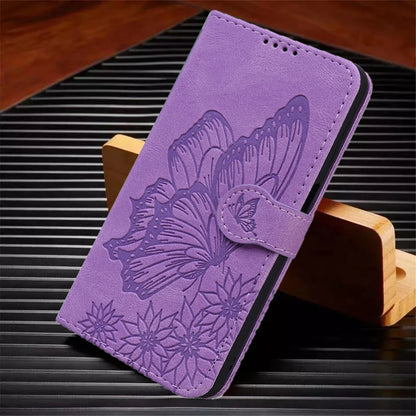 i Phone 17 Flip Case for Coque iPhone 15 16 14 13 12 11 Pro Max iPhon 15 Plus Cases Cute Cat Butterfly Leather Wallet Back Cover