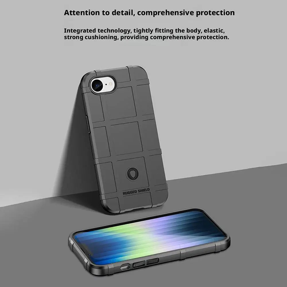 Phone Case For iPhone 16e Rugged Armor Shockproof Phone Case Soft TPU Slim Full Back Case For iPhone 16e 6.1 inch