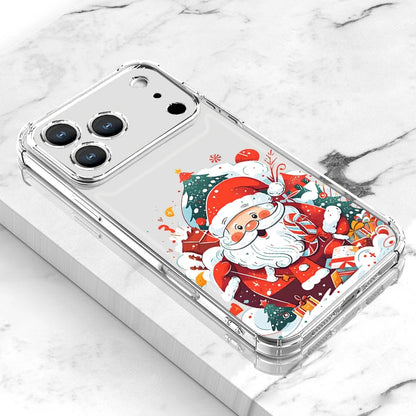 Christmas Tree Gifts Phone Case For iPhone Air 17 Pro 16 15 Pro Max 14 13 12 Pro 11 Shockproof Soft Silicone Transparent Cover