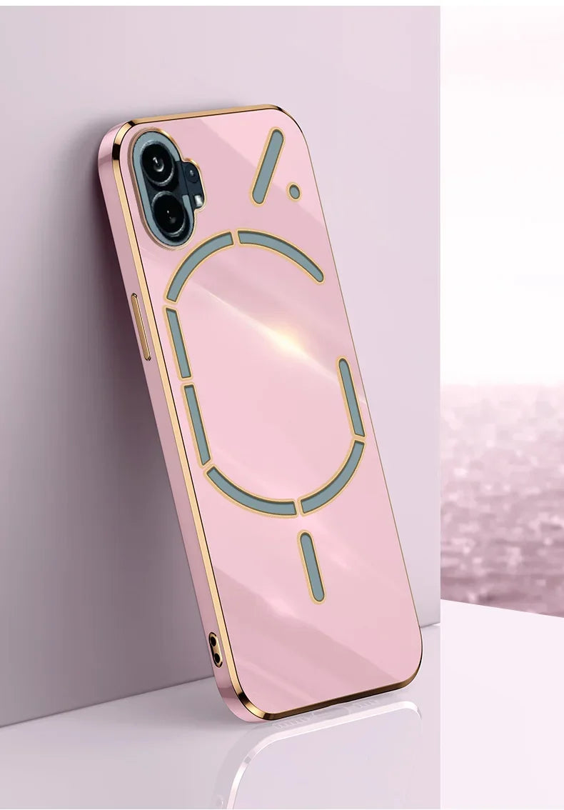 For Nothing Phone 1 Case For NothingPhone1 Phone1 Silicone Shockproof Back Cover Coque Carcase 6D Plaiting Soft TPU Phone Cases