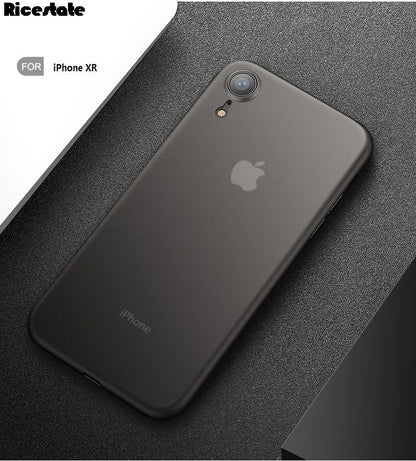 Ultra thin Fundas Phone case For iphone iphone XR X R Rubber back cover For iphone X XR XS Max PP Hard Cases