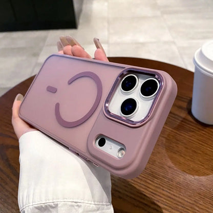 High Quality Magnetic Multicolored Style Phone Case For iPhone 17 16 15 14 13 Pro Max Plus Anti-drop Anti-slip Protective Case