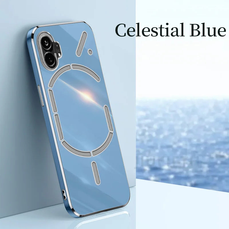 For Nothing Phone 1 Case For NothingPhone1 Phone1 Silicone Shockproof Back Cover Coque Carcase 6D Plaiting Soft TPU Phone Cases