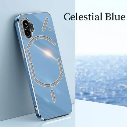 For Nothing Phone 1 Case For NothingPhone1 Phone1 Silicone Shockproof Back Cover Coque Carcase 6D Plaiting Soft TPU Phone Cases