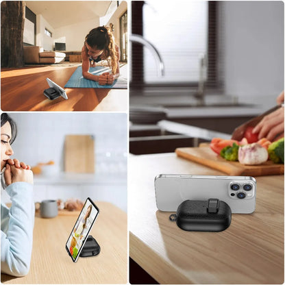 Can be used in mobile phone holders For AirPods Pro 3 Case Shockproof Protective Cover For AirPods 1 2 3 4 Pro Leather Bracket